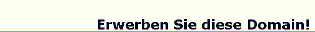 Erwerben Sie diese Domain!